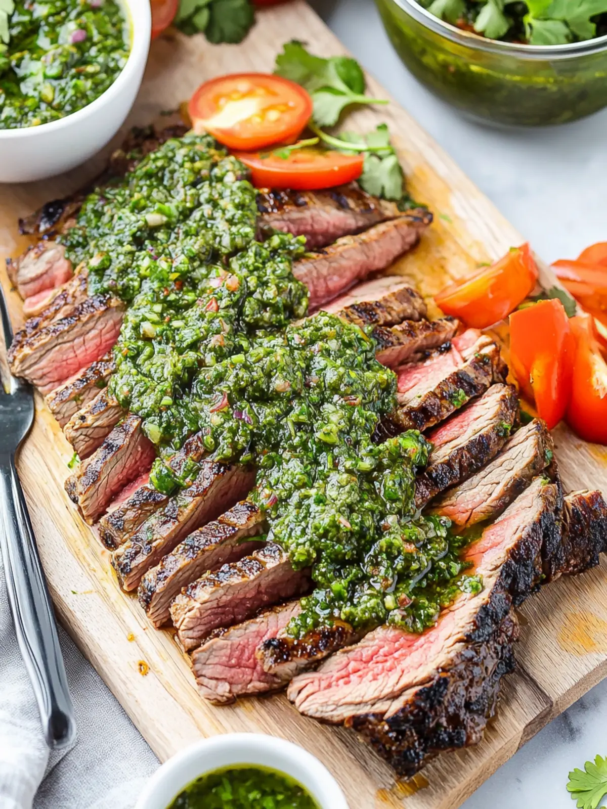 Chimichurri Grilled Flank Steak: Zesty Flavor for Summer BBQs 5 Chimichurri Grilled Flank Steak