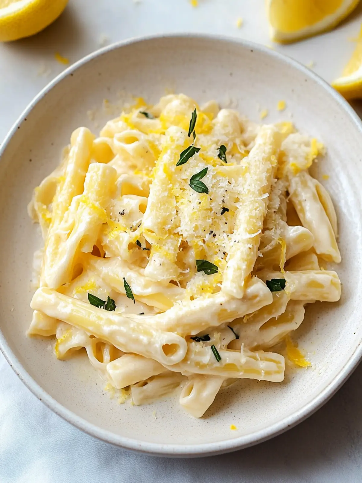 Indulge in Easy Creamy Lemon Pasta That's Ready in 20 Minutes! 3 Easy Creamy Lemon Pasta