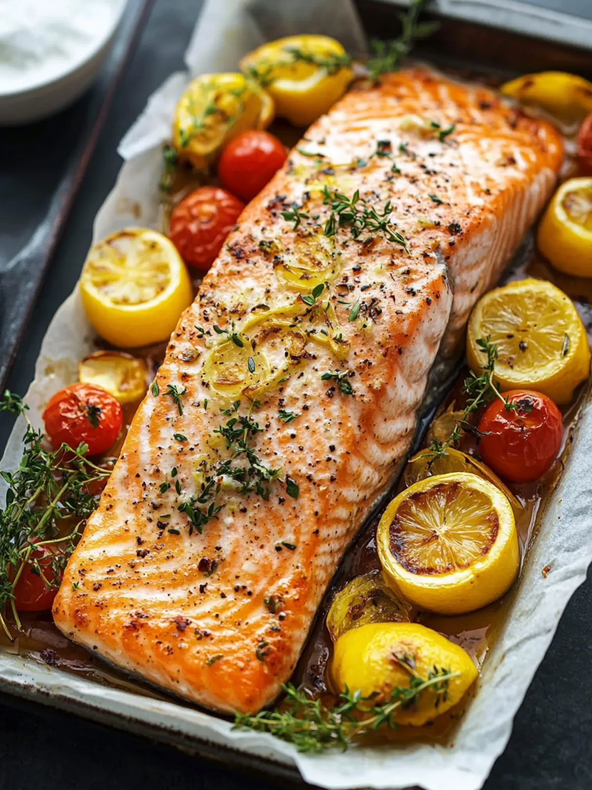 Savory Baked Salmon with Garlic Butter and Fresh Lemon 4 Baked Salmon