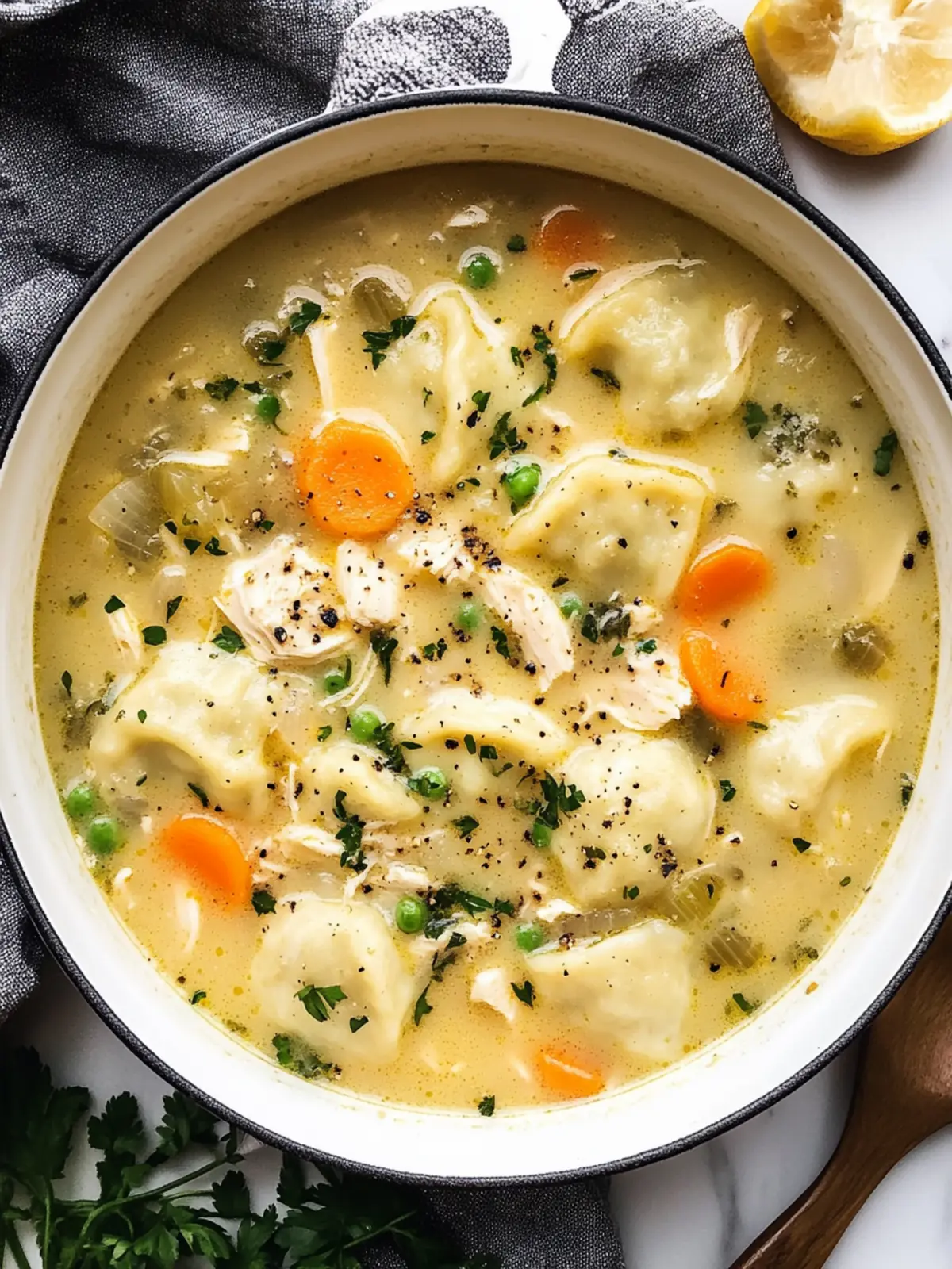 One Pot Chicken Dumpling Soup that Feels Like Home 2 One Pot Chicken Dumpling Soup