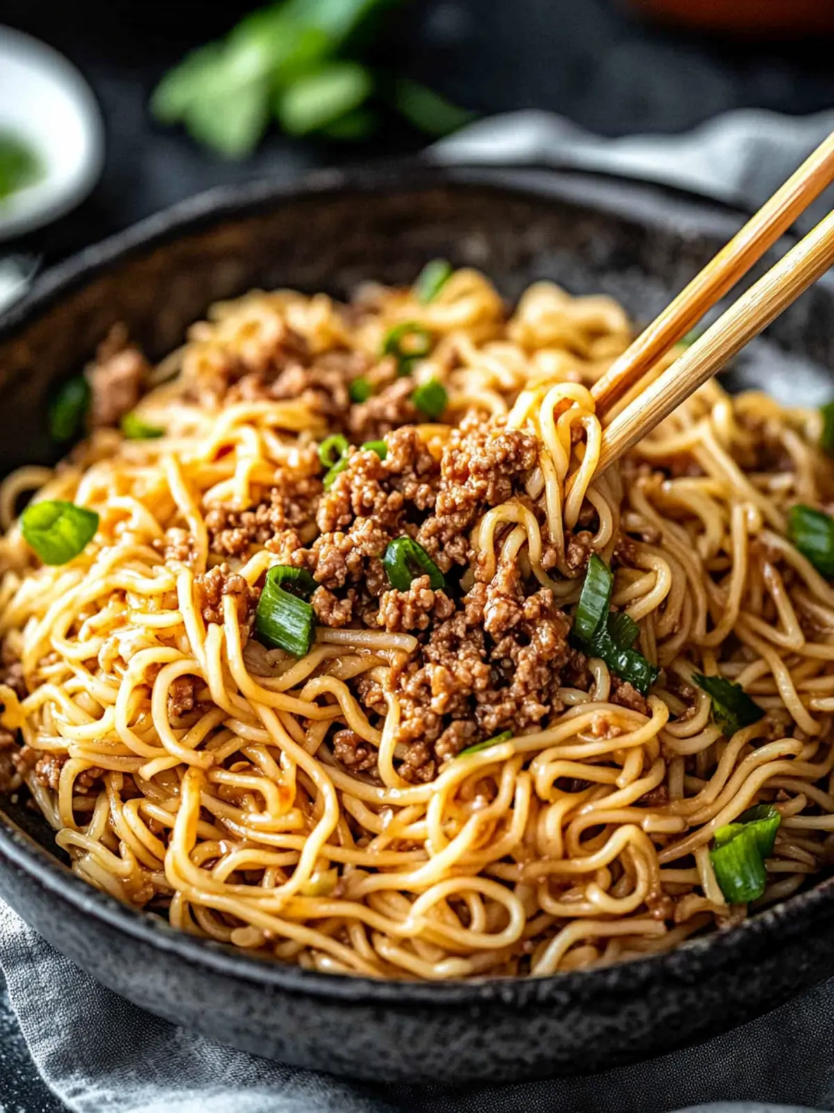 Savory Asian Ground Beef Noodles Ready in Just 20 Minutes 2 Asian Ground Beef Noodles