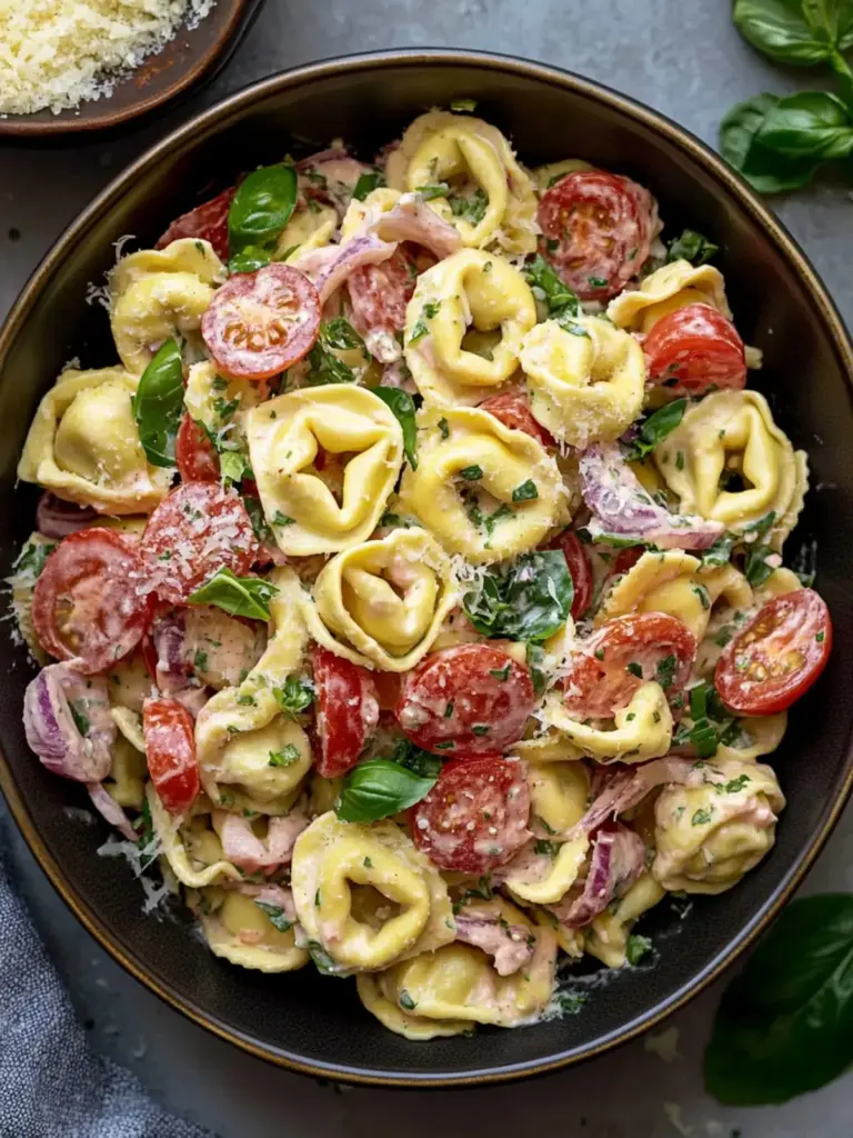 Italian Grinder Tortellini Salad