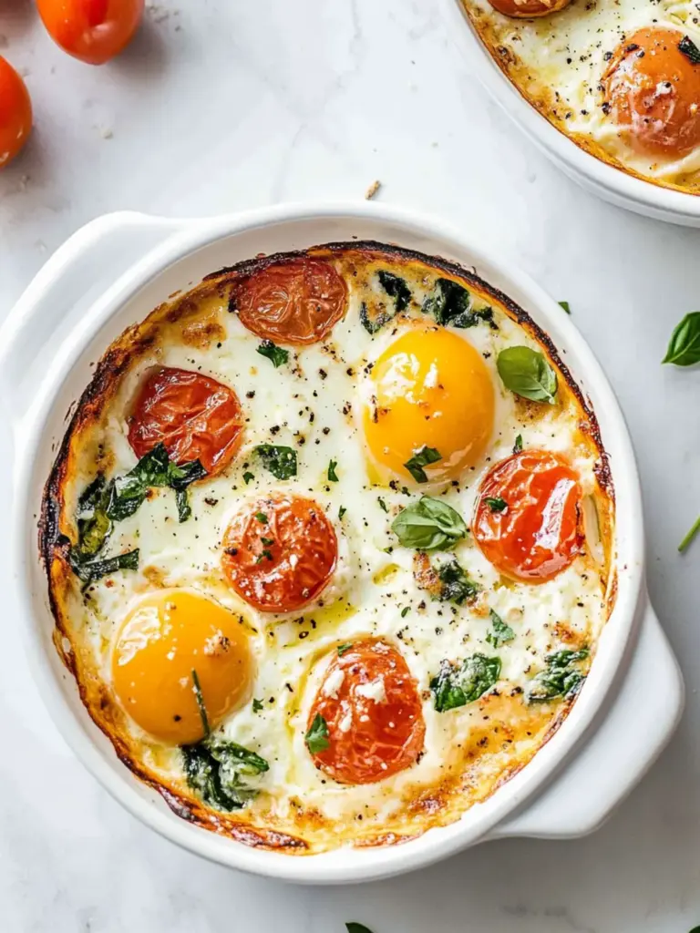 Baked Feta Eggs