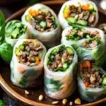 Savory Thai Basil Beef Rolls for an Epic Homemade Feast 10 Thai Basil Beef Rolls