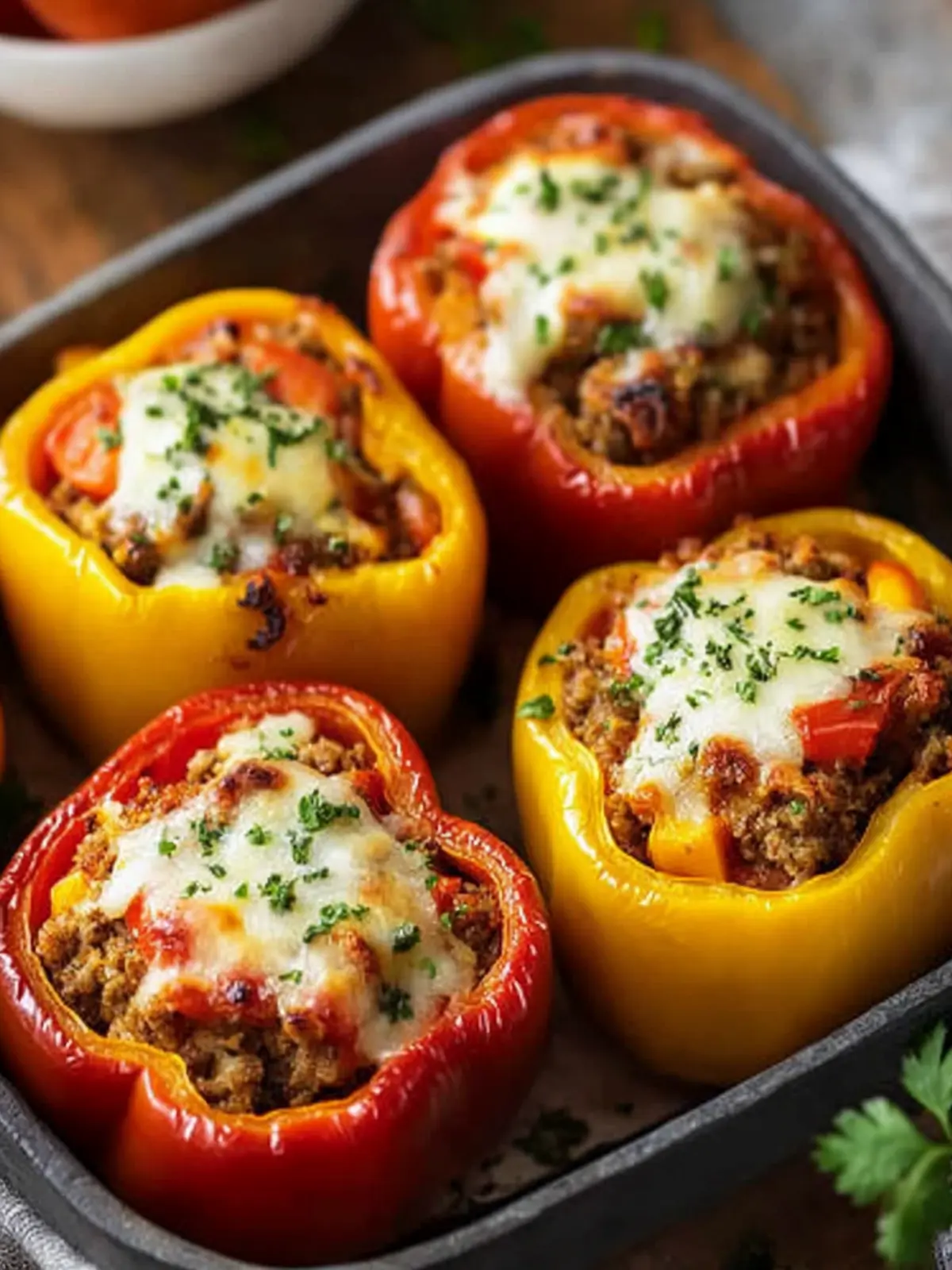 Delicious Stuffed Peppers Bursting with Flavor and Fun 2 Stuffed Peppers