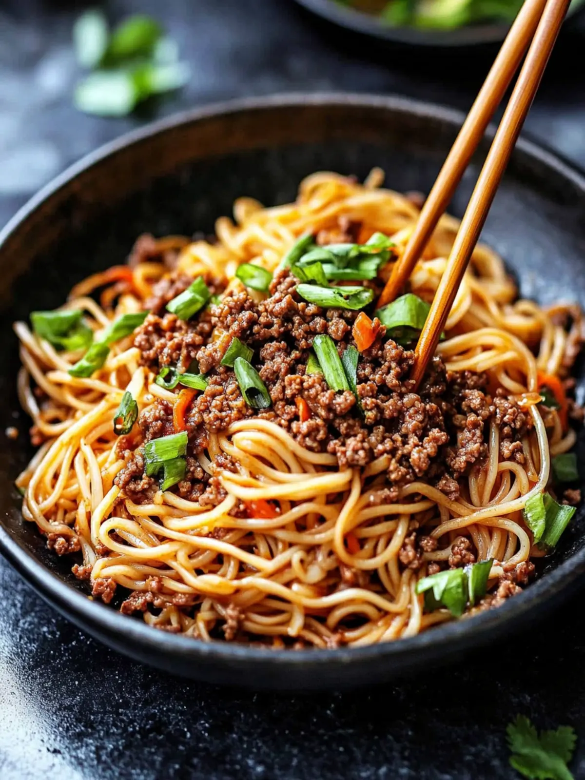 Savory Asian Ground Beef Noodles Ready in Just 20 Minutes 3 Asian Ground Beef Noodles