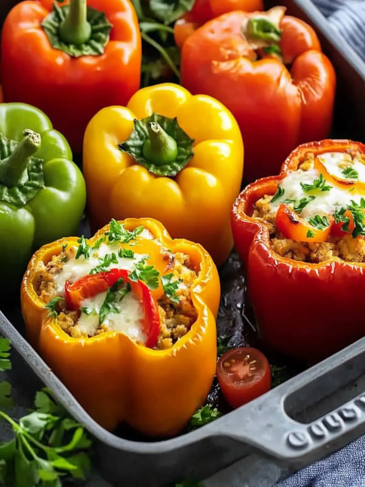 Delicious Stuffed Peppers Bursting with Flavor and Fun 3 Stuffed Peppers
