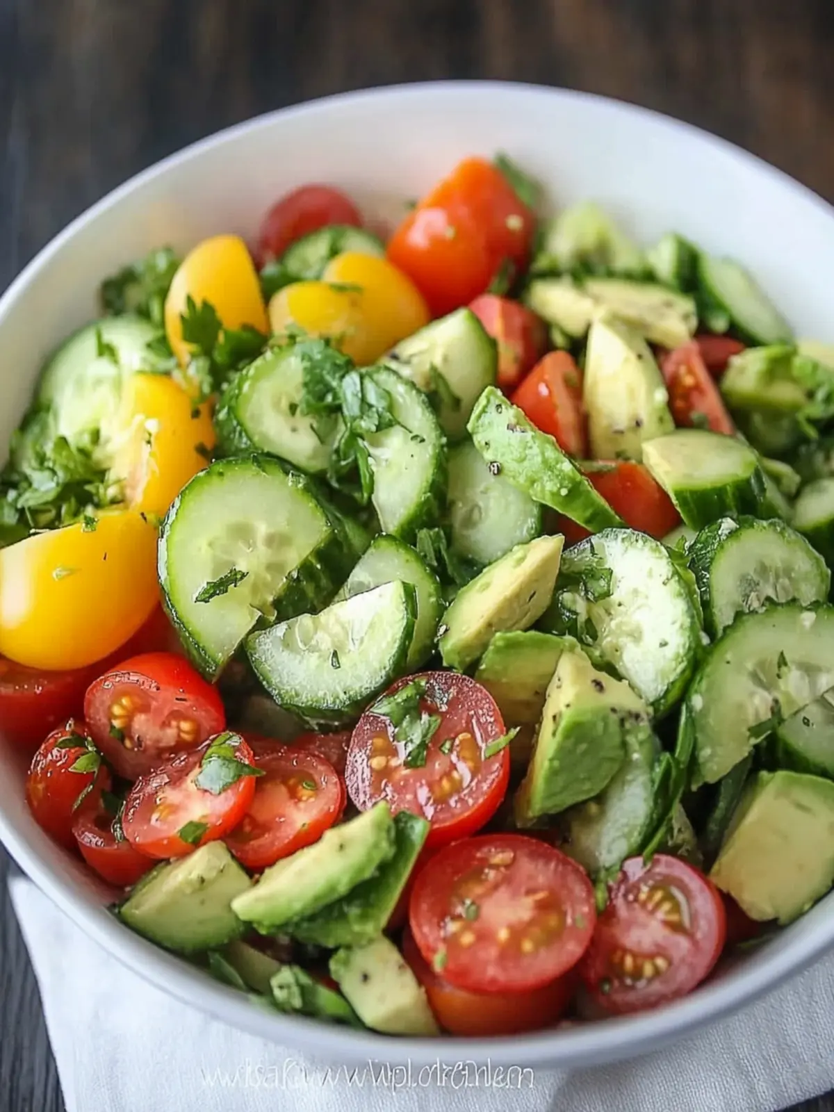 Fresh Cucumber Tomato Avocado Salad for Vibrant Summer Days 5 Cucumber Tomato Avocado Salad