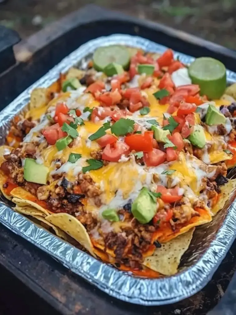 Campfire Grilled Nachos