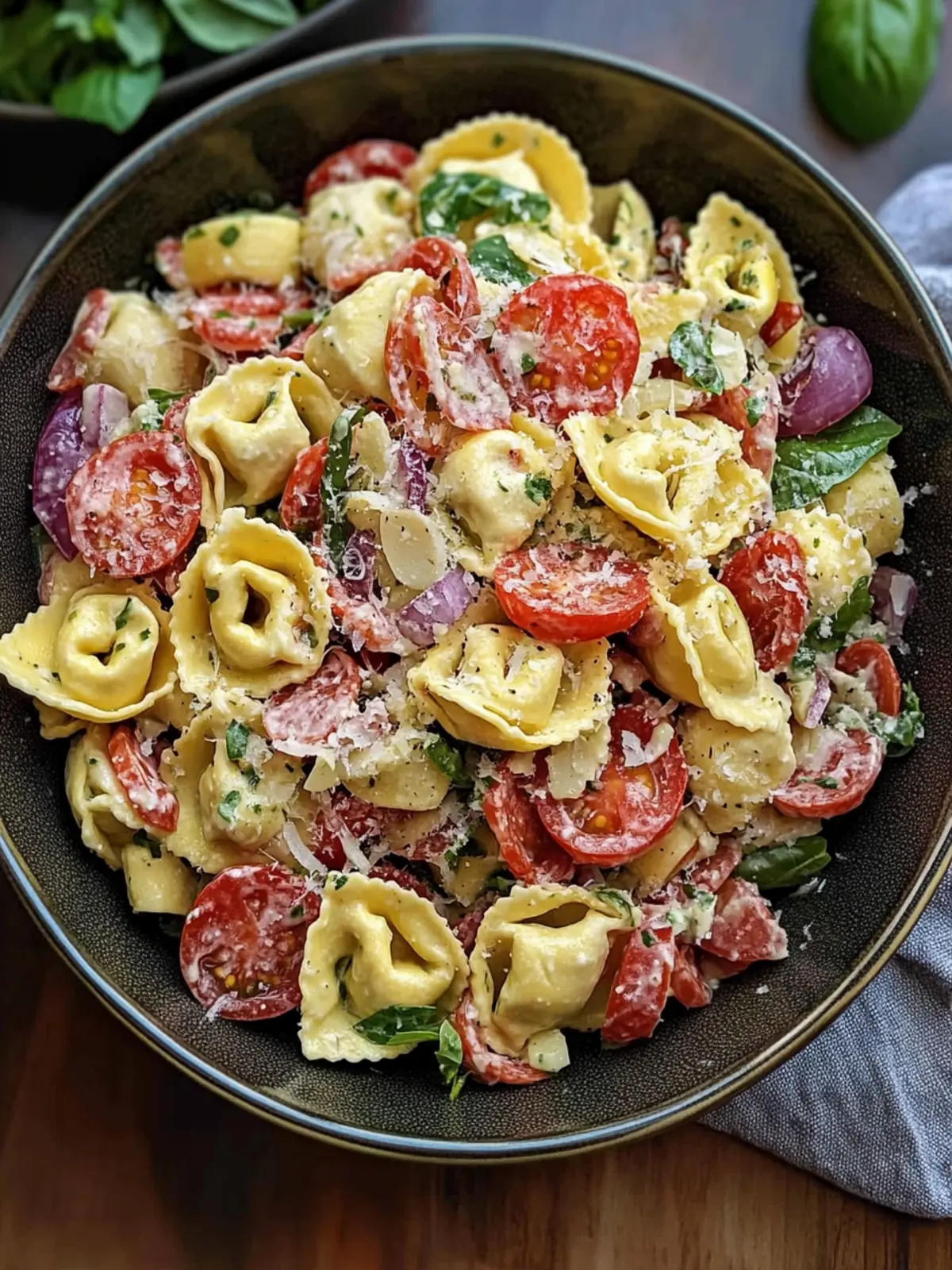 Italian Grinder Tortellini Salad: A Flavor-Packed Delight 2 Italian Grinder Tortellini Salad