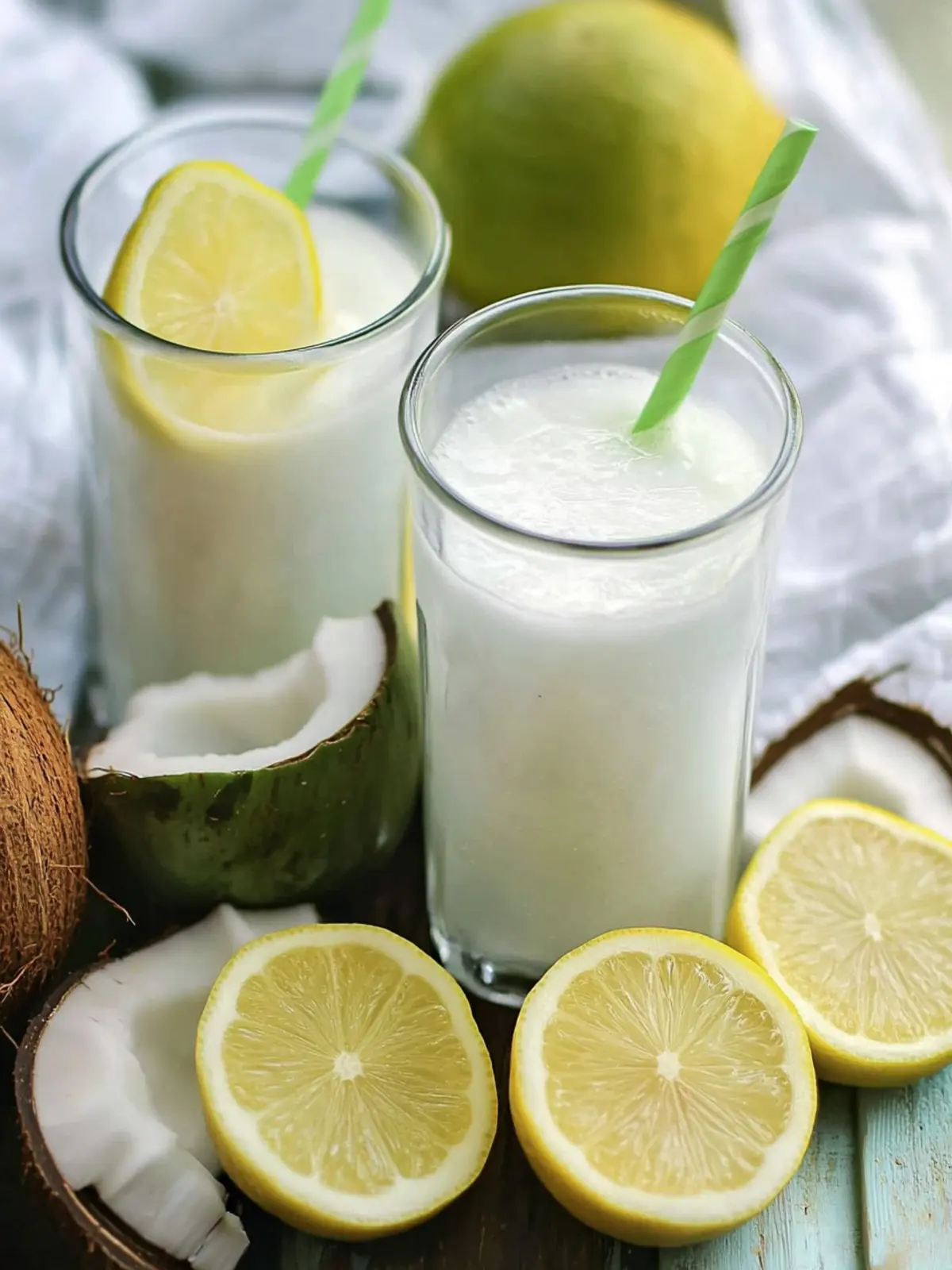 Refreshing Brazilian Lemonade with Coconut You’ll Love 2 Brazilian Lemonade with Coconut