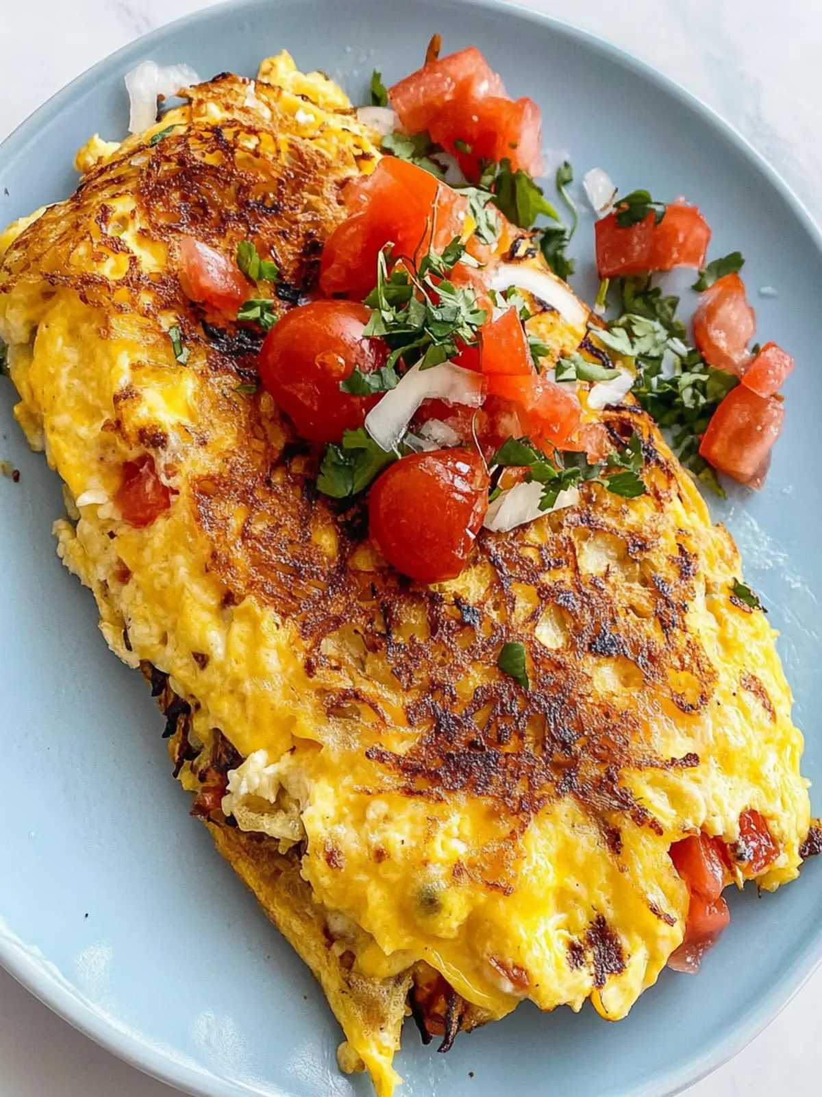 Loaded Grilled Hash Brown Omelet That'll Wow Your Morning 2 Loaded Grilled Hash Brown Omelet
