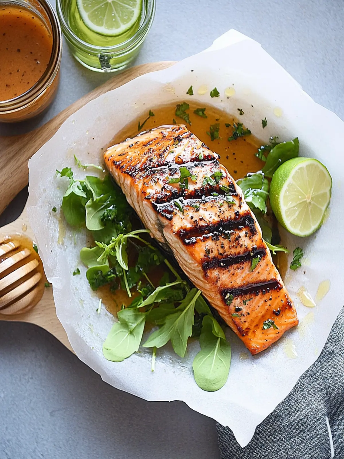 Grilled Salmon with Honey & Lime for a Summer Zest Boost 5 Grilled Salmon With Honey & Lime