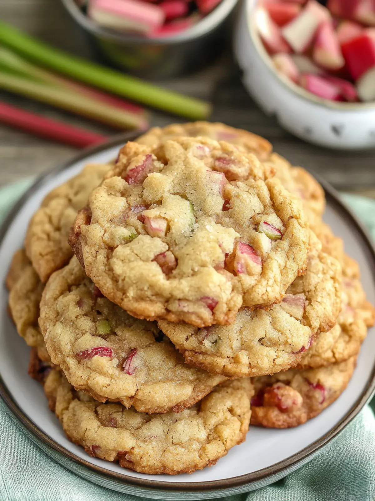 Sweet Brown Sugar Rhubarb Cookies That Will Delight You 3 Brown Sugar Rhubarb Cookies