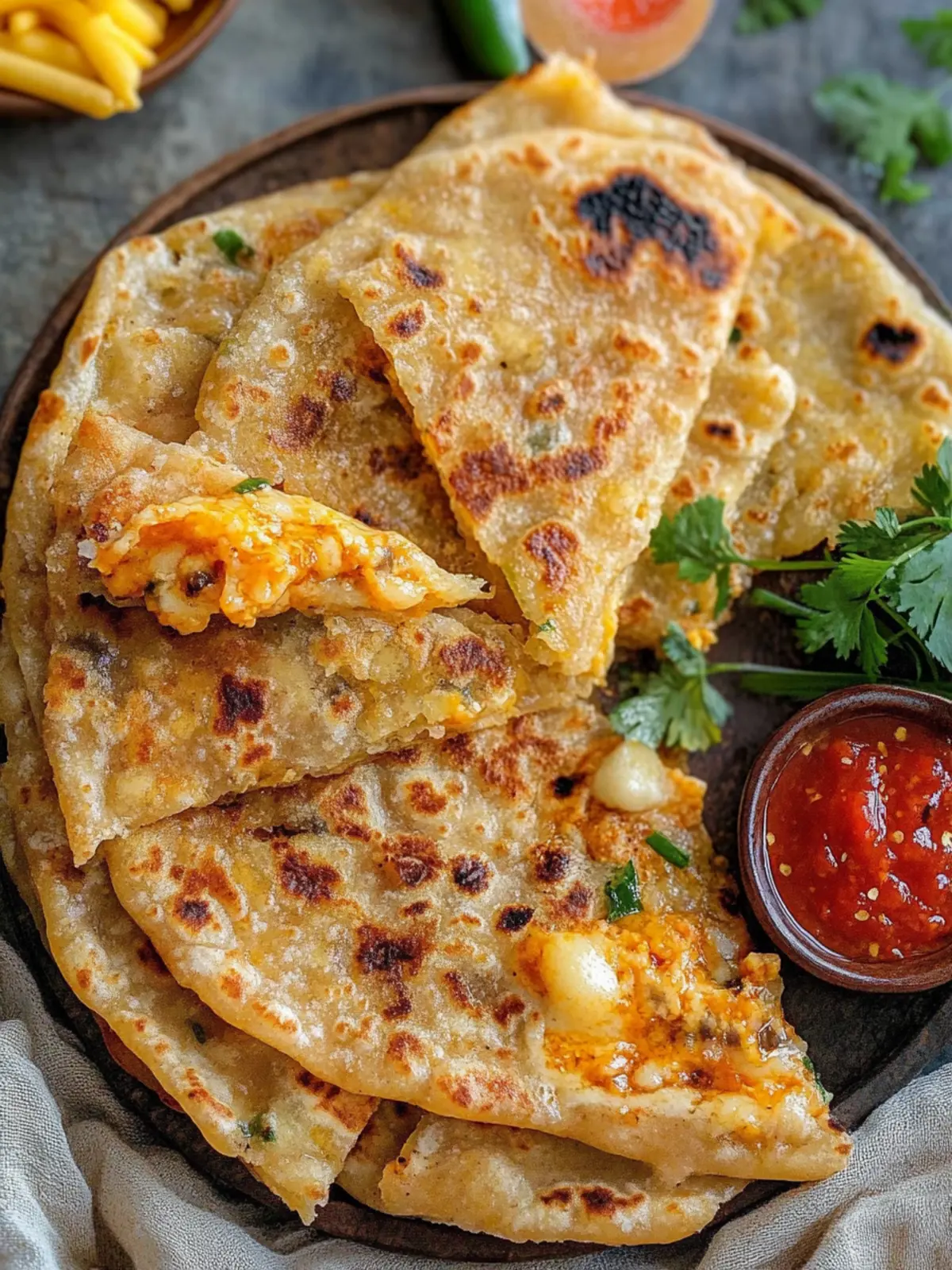Easy Stuffed Spicy Cheese Paratha You’ll Want Every Day 4 Easy Stuffed Spicy Cheese Paratha