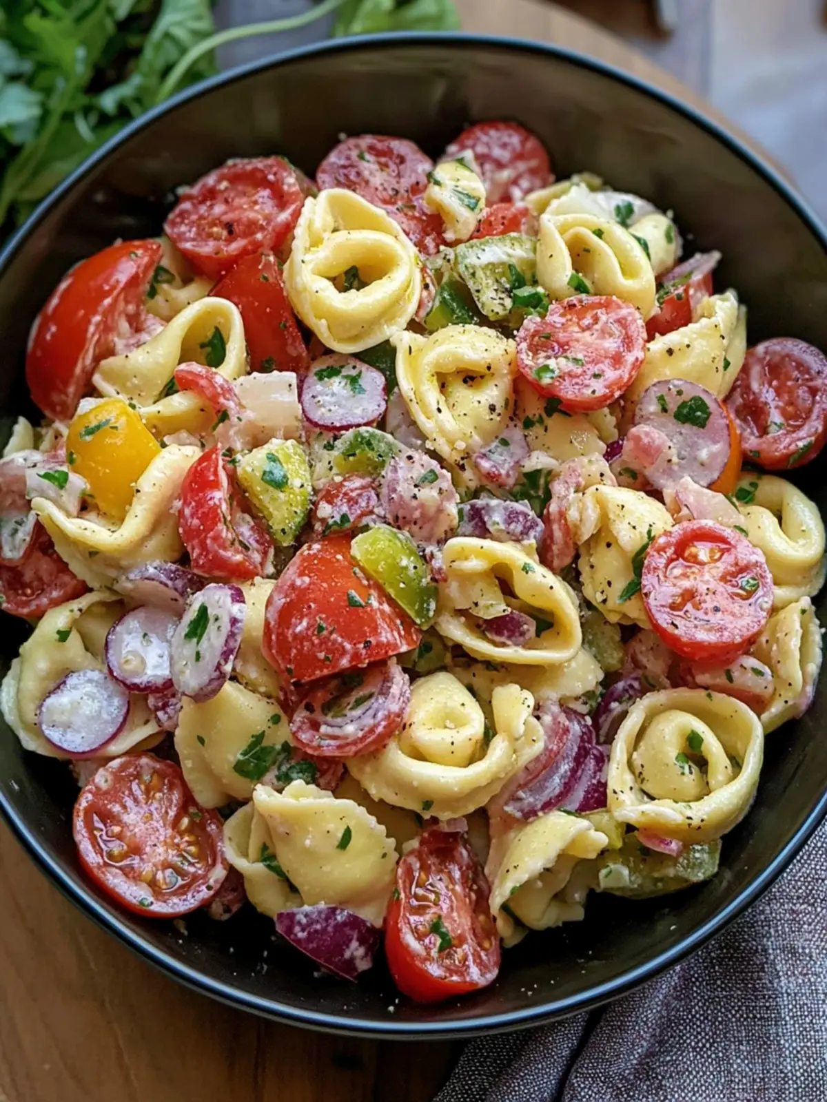 Italian Grinder Tortellini Salad: A Flavor-Packed Delight 3 Italian Grinder Tortellini Salad