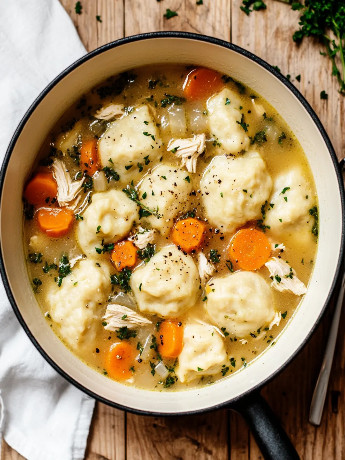 One Pot Chicken Dumpling Soup that Feels Like Home 4 One Pot Chicken Dumpling Soup
