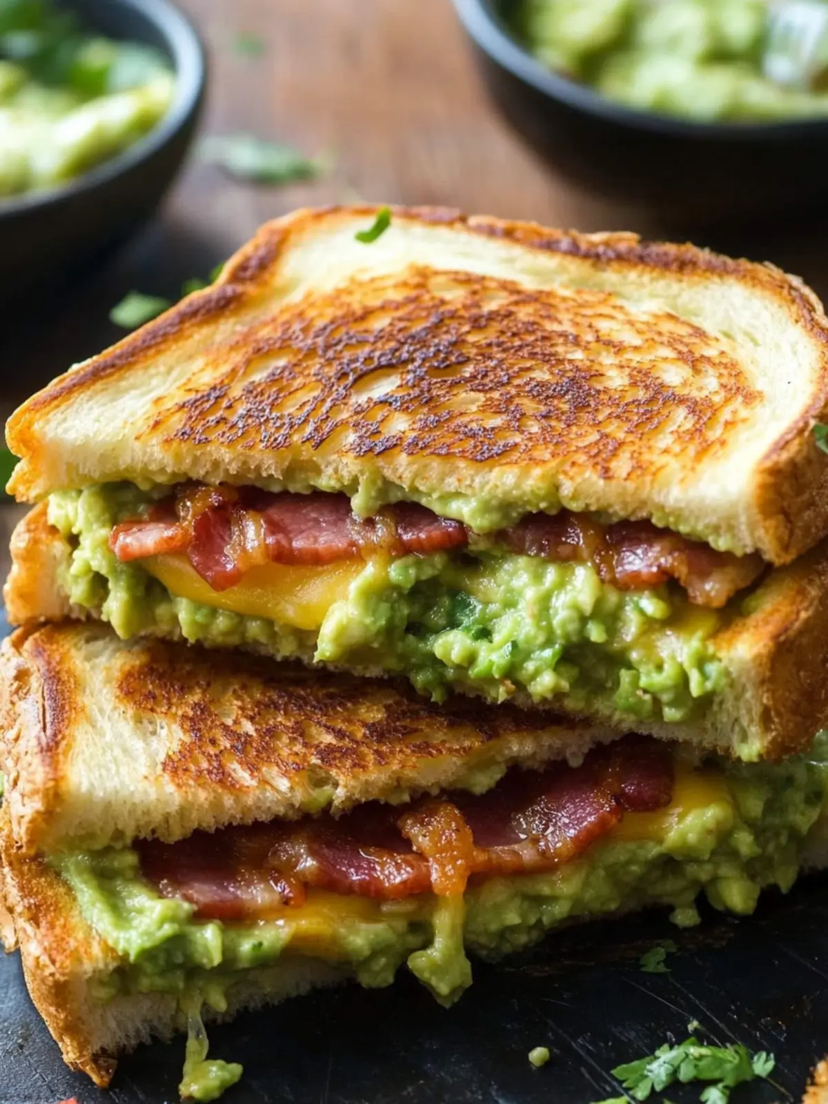 Mouthwatering Bacon Guacamole Grilled Cheese You’ll Crave 2 Bacon Guacamole Grilled Cheese