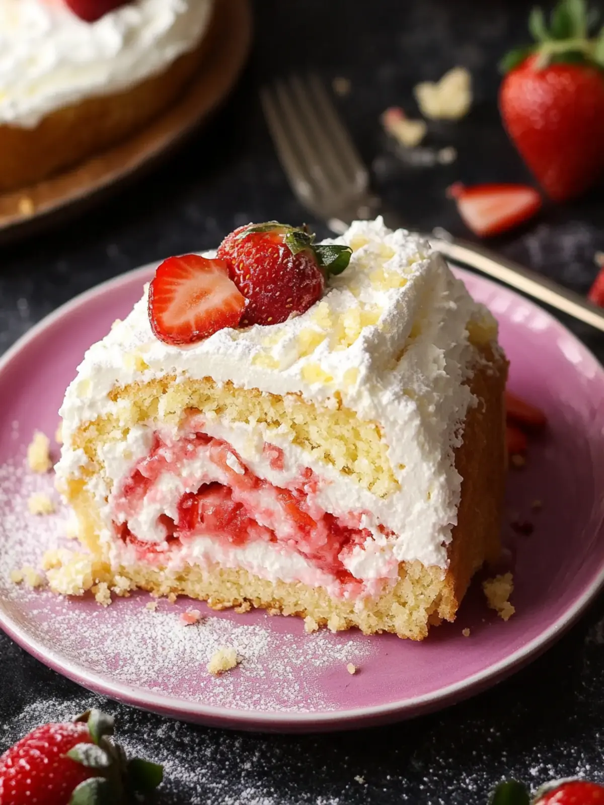 Melt-in-Your-Mouth Strawberry Shortcake Swiss Roll Delight 4 Strawberry Shortcake Swiss Roll