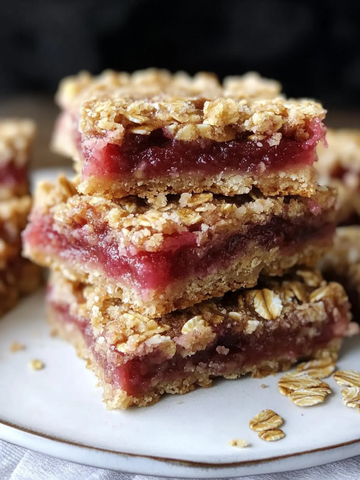 Amish Oatmeal Rhubarb Bars That Everyone Will Love 3 Amish Oatmeal Rhubarb Bars