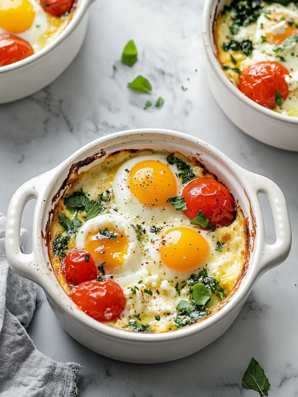 Irresistible Baked Feta Eggs with Veggies for a Cozy Meal 4 Baked Feta Eggs