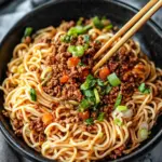 Savory Asian Ground Beef Noodles Ready in Just 20 Minutes 6 Asian Ground Beef Noodles