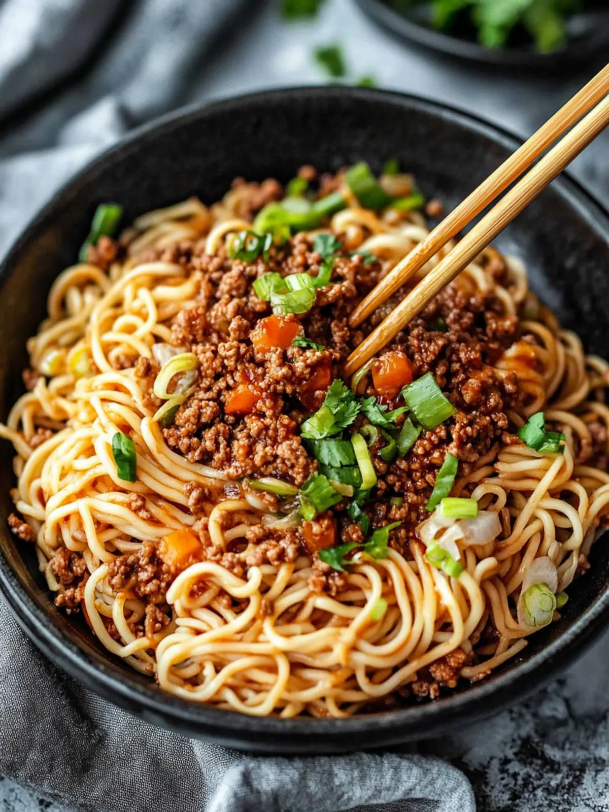 Savory Asian Ground Beef Noodles Ready in Just 20 Minutes 5 Asian Ground Beef Noodles